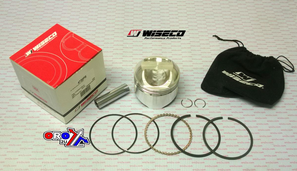 Wiseco Piston Kit Harley 3.497 Each, Wiseco 4730ps Davidson, Compression Ratio: 9.5:1 Domed