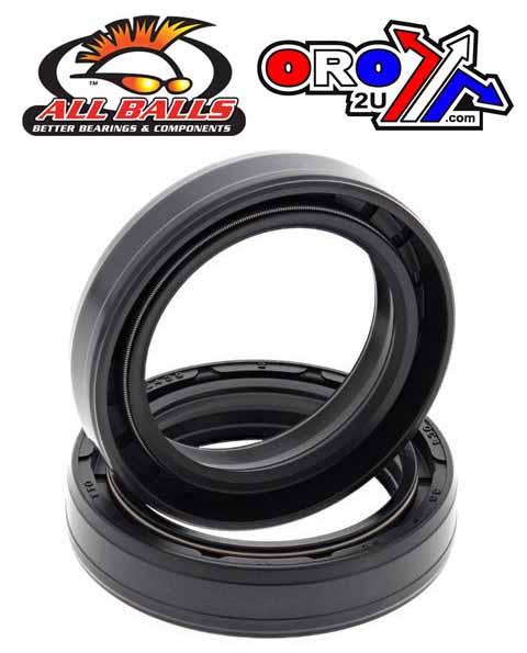 All Balls Racing Fork Oil Seal Set Allballs, Allballs 55-151 38x52x11