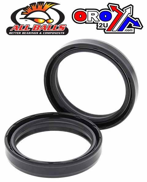 All Balls Racing Fork Oil Seal Set Allballs, Allballs 55-114 43x52.7x9.5/10.3