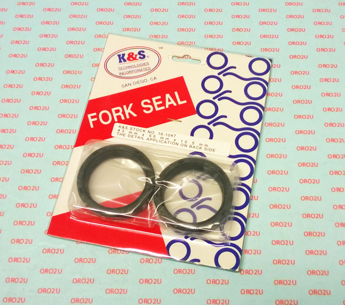 K&S Technologies Fork Oil Seal Set 43x55x10.5