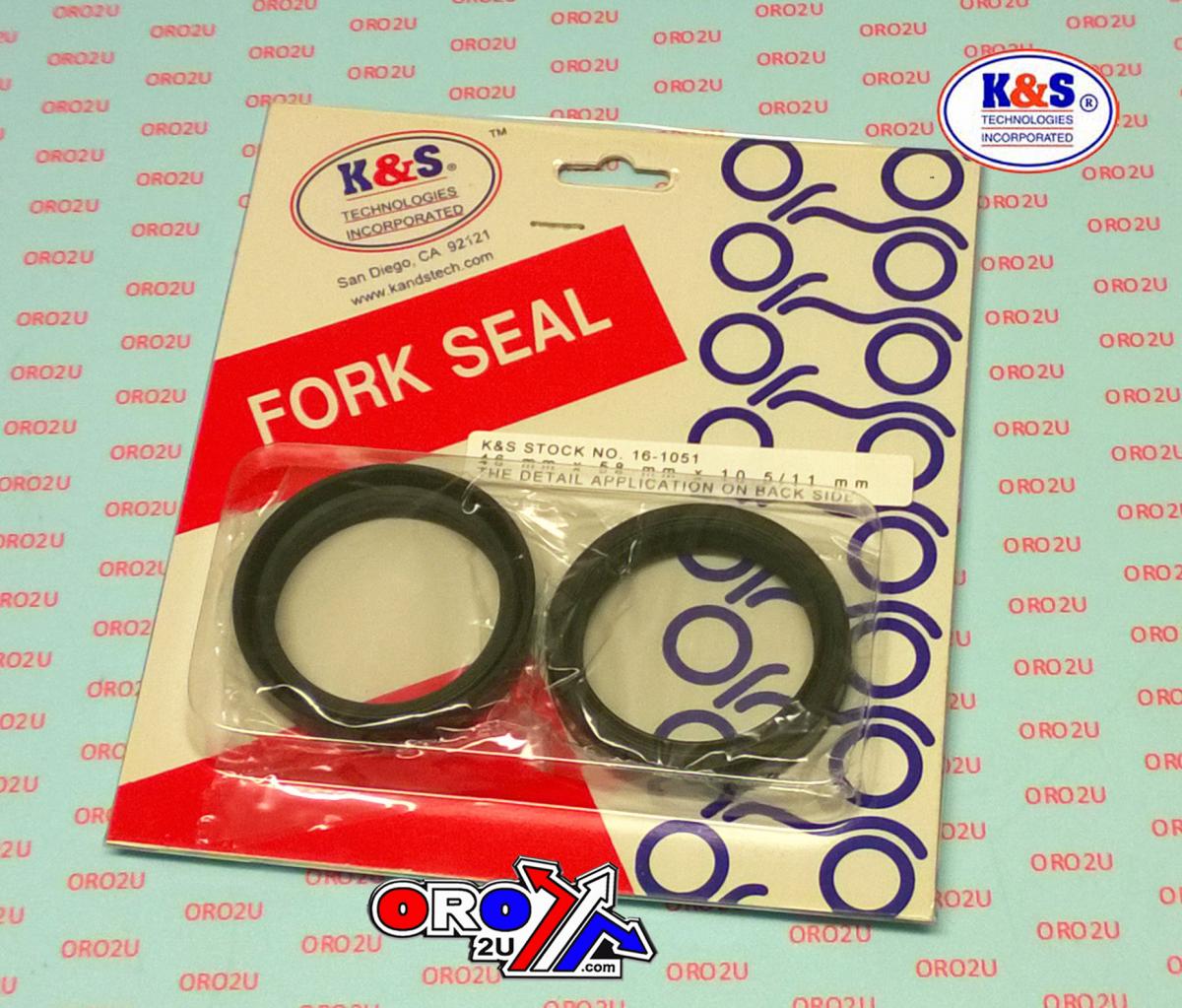 K&S Technologies Fork Oil Seals 46x58x10.5/11