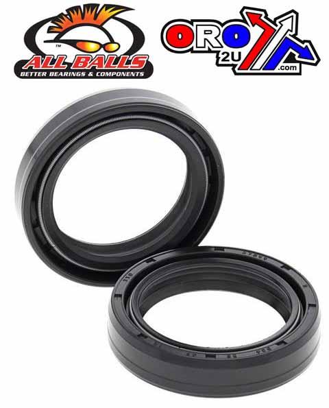 All Balls Racing Fork Oil Seal Set Allballs, Allballs 55-128 35x47x7.5/10