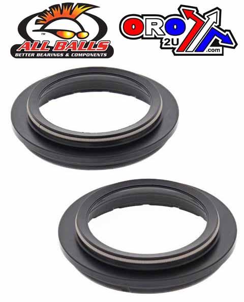 All Balls Racing Fork Dust Seal Set Allballs, Allballs 57-107 Dust Seal Kit 41mm