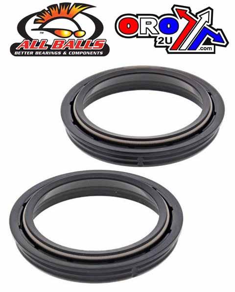 All Balls Racing Fork Dust Seal Set Allballs, Allballs 57-100 Dust Seal Kit 47mm