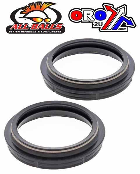 All Balls Racing Fork Dust Seal Set Allballs, Allballs 57-105 Dust Seal Kit 48mm Wp
