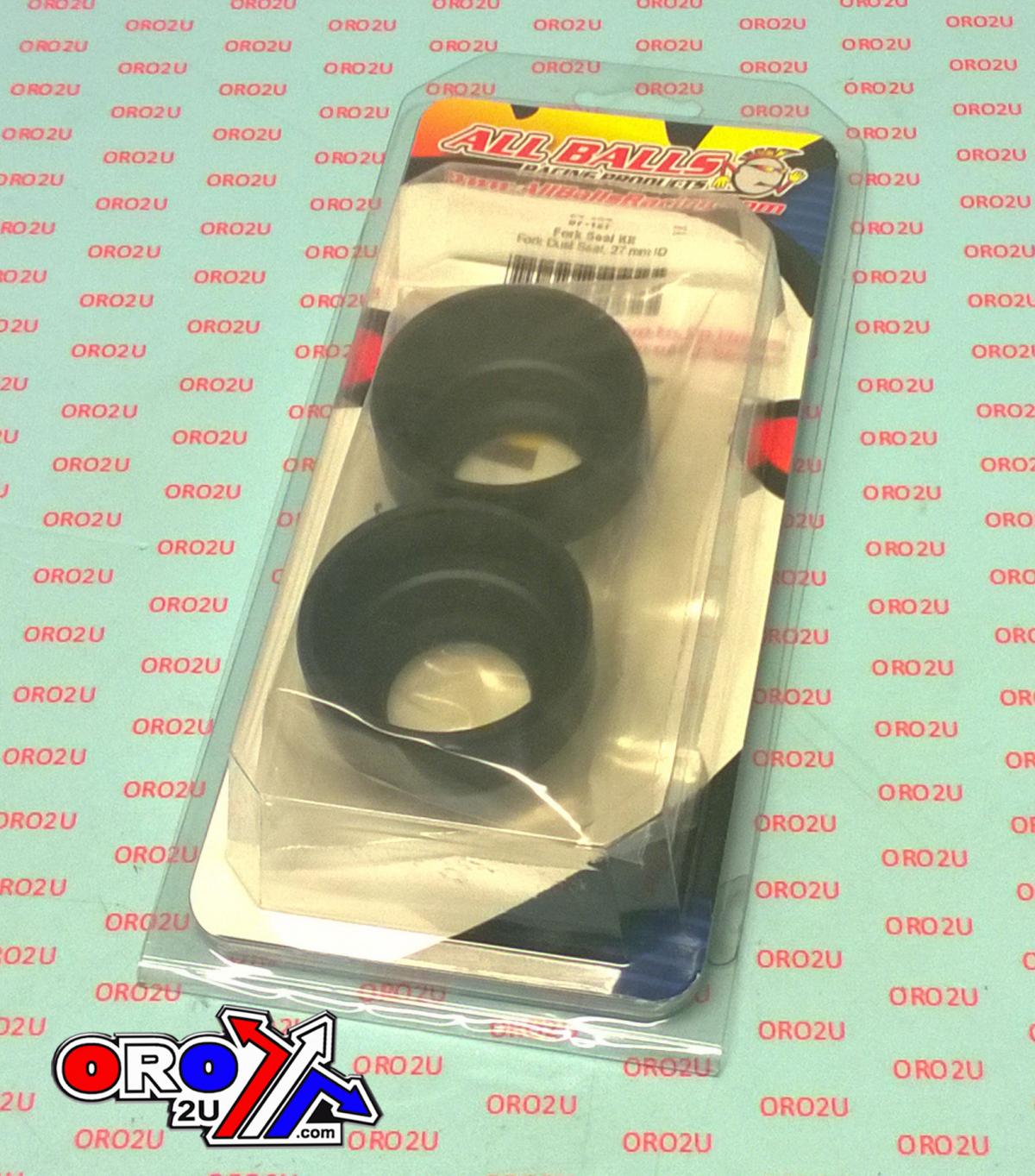 All Balls Racing Fork Dust Seal Set TS100 78-79, Allball 57-127 27mm