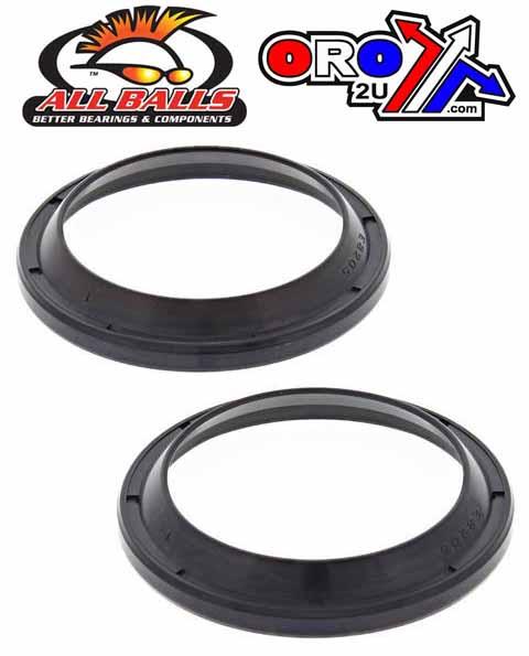 All Balls Racing Fork Dust Seal Set Allballs, Allballs 57-116 Dust Seal Kit 46mm