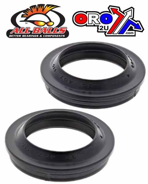 All Balls Racing Fork Dust Seal Set Allballs, Allballs 57-114 Dust Seal Kit 30mm