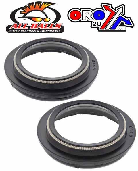 All Balls Racing Fork Dust Seal Set Allballs, Allballs 57-146 Dust Seal Kit