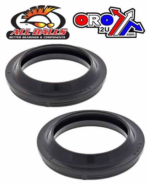 All Balls Racing Fork Dust Seal Set Allballs, Allballs 57-149 Dust Seal Kit