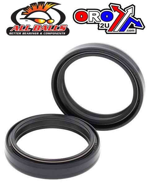 All Balls Racing Fork Oil Seal Set Allballs, Allballs 55-127 47x58x10