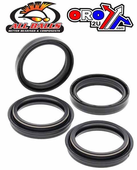 All Balls Racing Seal Wiper Set Allballs, Allballs 56-126 Fork Seal Kit