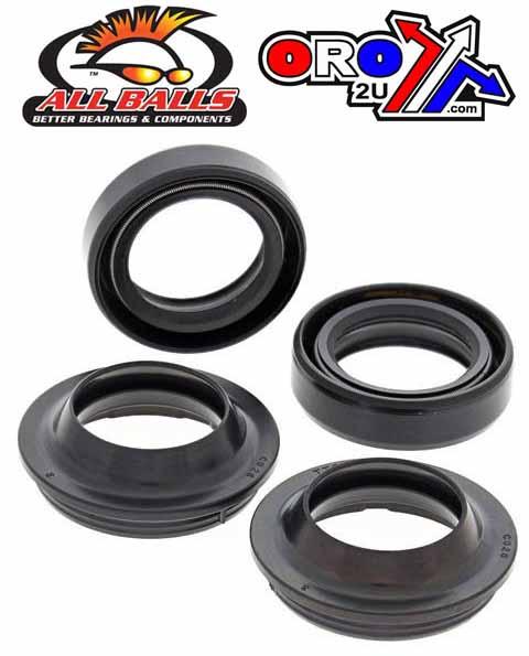 All Balls Racing Seal Wiper Set Allballs, Allballs 56-101 Fork Seal Kit