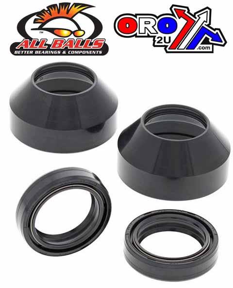 All Balls Racing Seal Wiper Set Allballs, Allballs 56-118 Fork Seal Kit