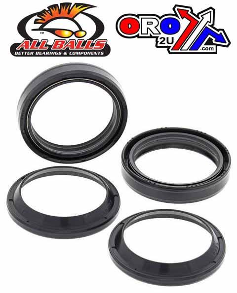 All Balls Racing Seal Wiper Set Allballs, Allballs 56-140 Fork Seal Kit