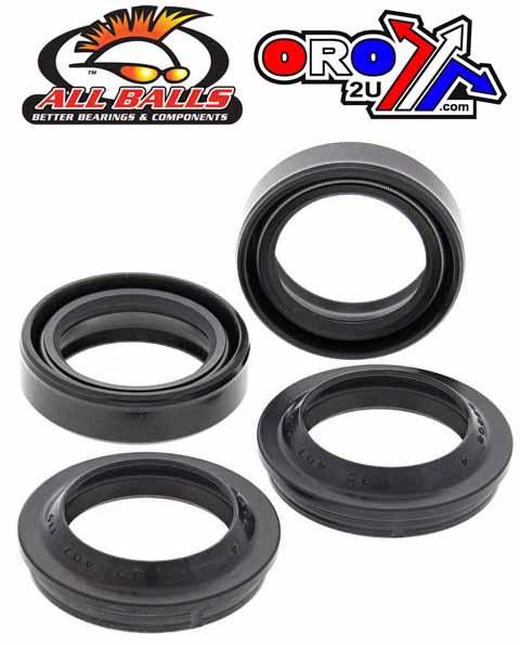 All Balls Racing Seal Wiper Set Allballs, Allballs 56-104 Fork Seal Kit