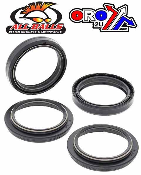 All Balls Racing Seal Wiper Set Allballs, Allballs 56-145 Fork Seal Kit
