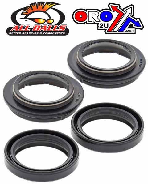 All Balls Racing Seal Wiper Set Allballs, Allballs 56-127 Fork Seal Kit