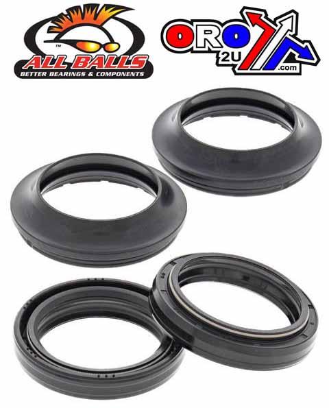 All Balls Racing Seal Wiper Set Allballs, Allballs 56-166 Fork Seal Kit