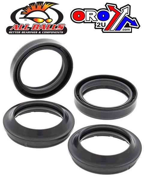 All Balls Racing Seal Wiper Set Allballs, Allballs 56-156 Fork Seal Kit