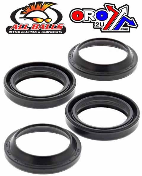All Balls Racing Seal Wiper Set Allballs, Allballs 56-182 Fork Seal Kit