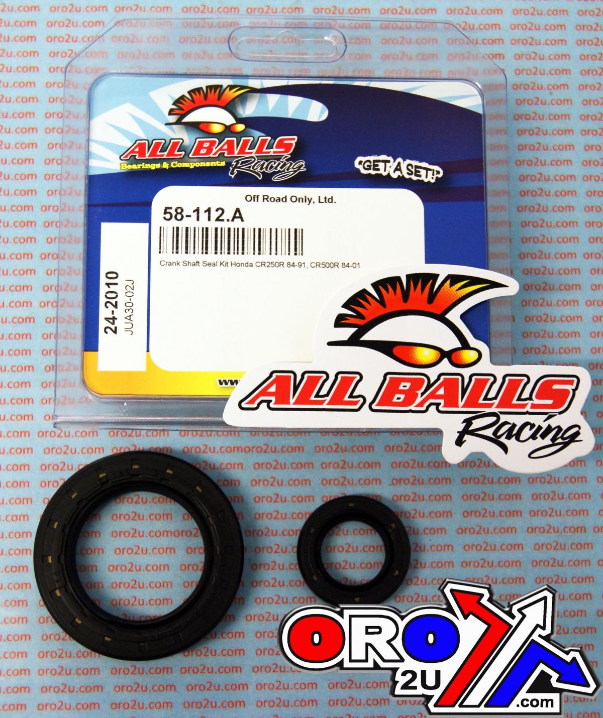 All Balls Racing Crankshaft Seal Kit Allballs, Allballs 24-2010