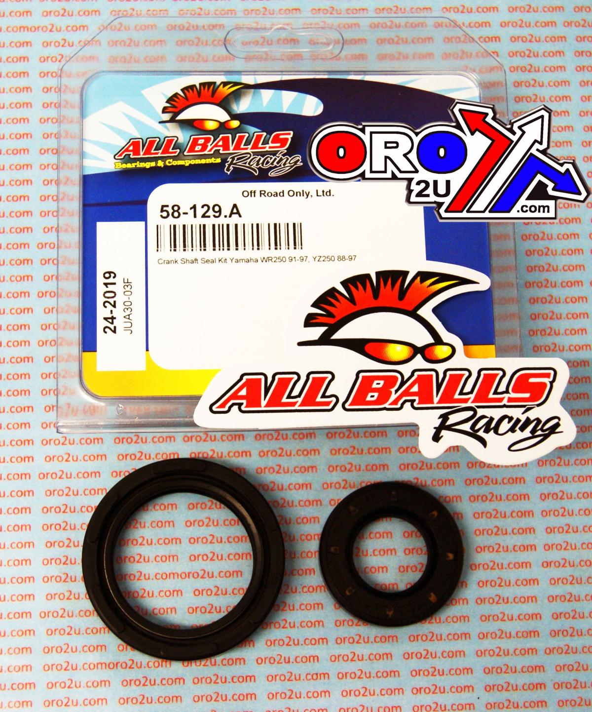 All Balls Racing Crankshaft Seal Kit Allballs, Allballs 24-2019