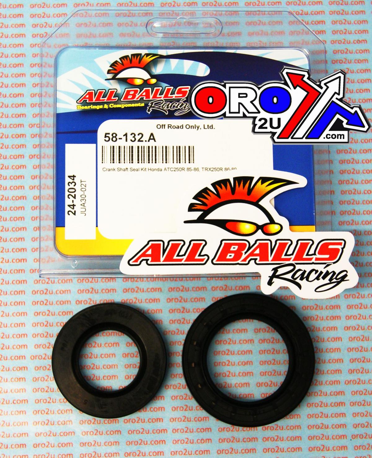 All Balls Racing Crankshaft Seal Kit Allballs, Allballs 24-2034