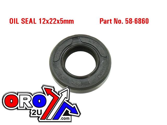 Dirt Racing Oil Seal 12x22x5 09285-12002, TC 09285-12006 Fits Suzuki, 93102-12321-00, 22-245 MX-09200i