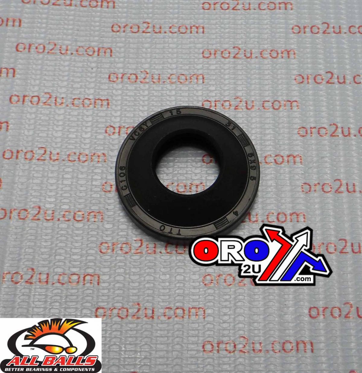 All Balls Racing Oil Seal 15x31x9.5, Allballs 30-3101, 09284-15001, 15-31-9.5