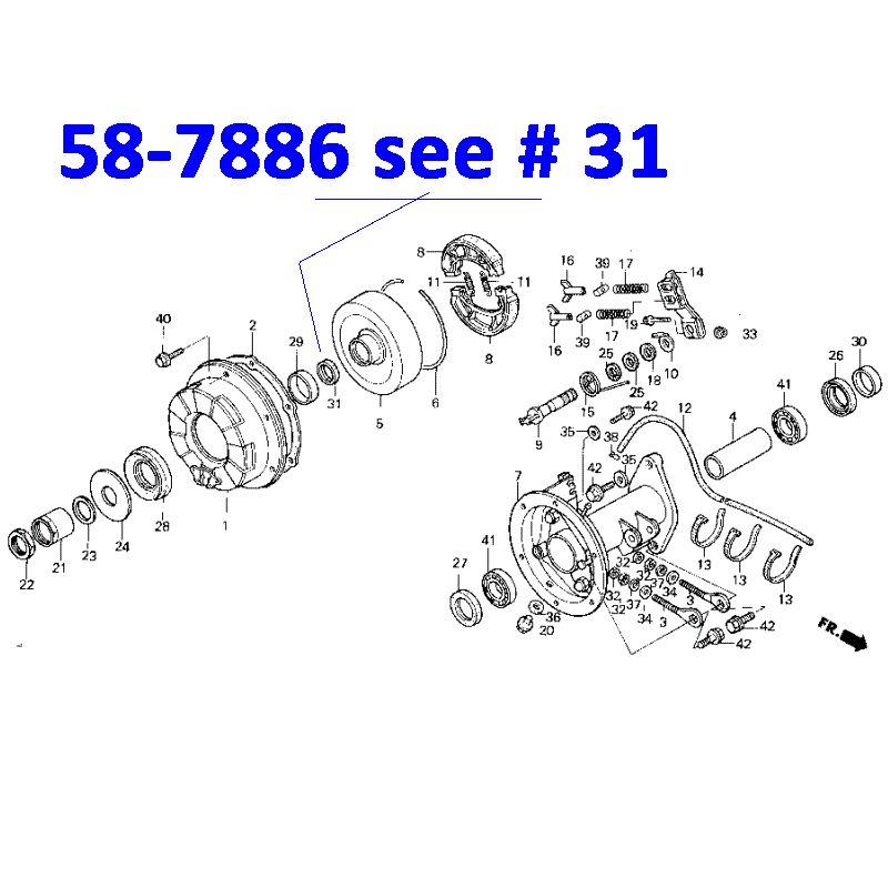 Dirt Racing Oil Seal 38x32x4.4, at-05837 91351-hb3-004