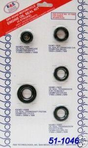 K&S Technologies Complete Engine Oil Seal Kit 69-12 Honda 50/65/70/80, K&s 51-1046 Dirt/ATV/road