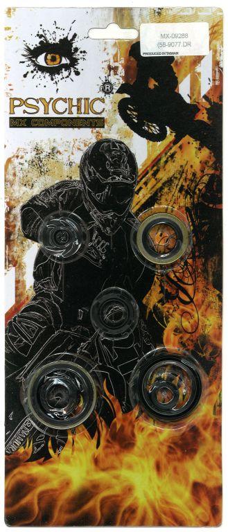 Psychic Oil Seal Set Engine RM125, Psychic MX-09268 RM125 04-08, 7pcs