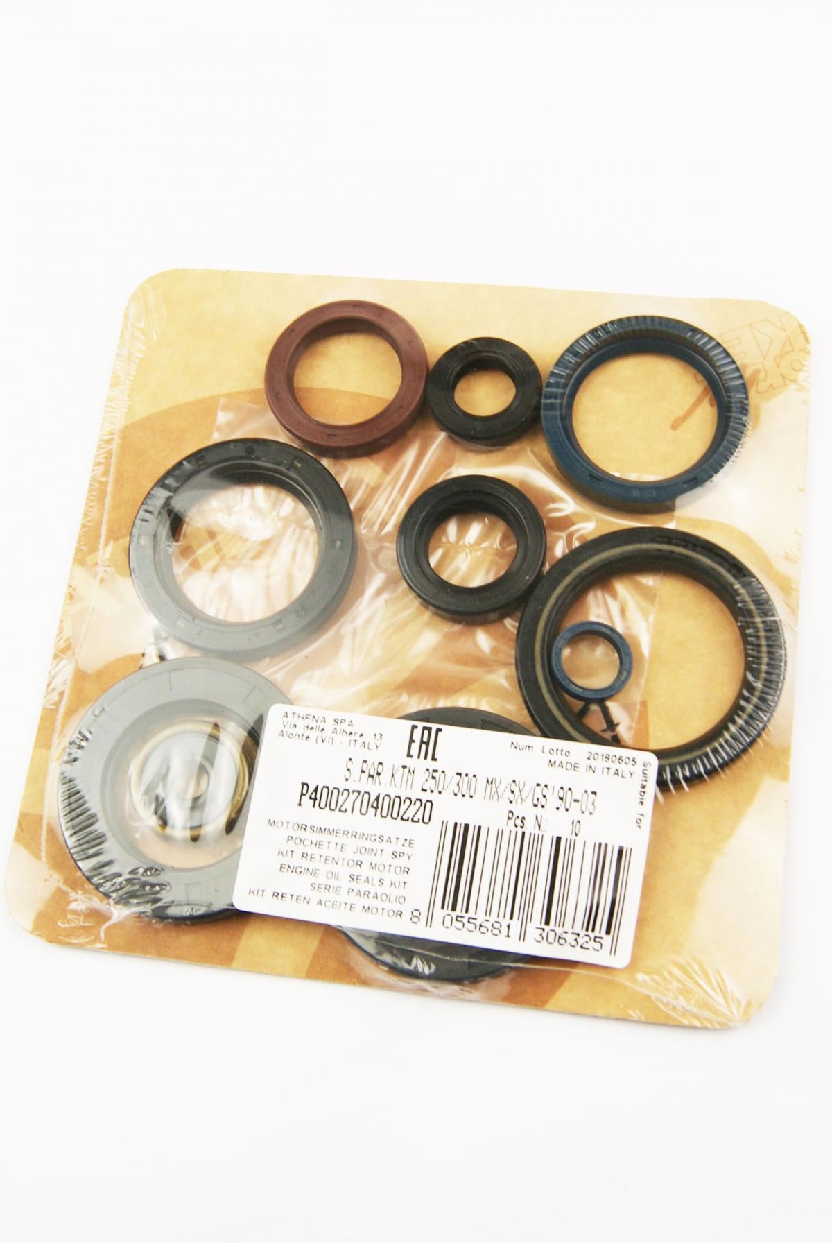 Athena Engine Oil Seal Set EXC/gs/MX/SX 250/300/360/380 90-03, Athena P400270400220 KTM
