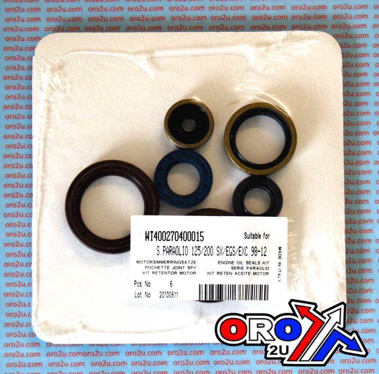 Athena Engine Oil Seal Set SX/XC/TC/TE 125/150 98-16, Athena P400270400015 KTM/husky/husa