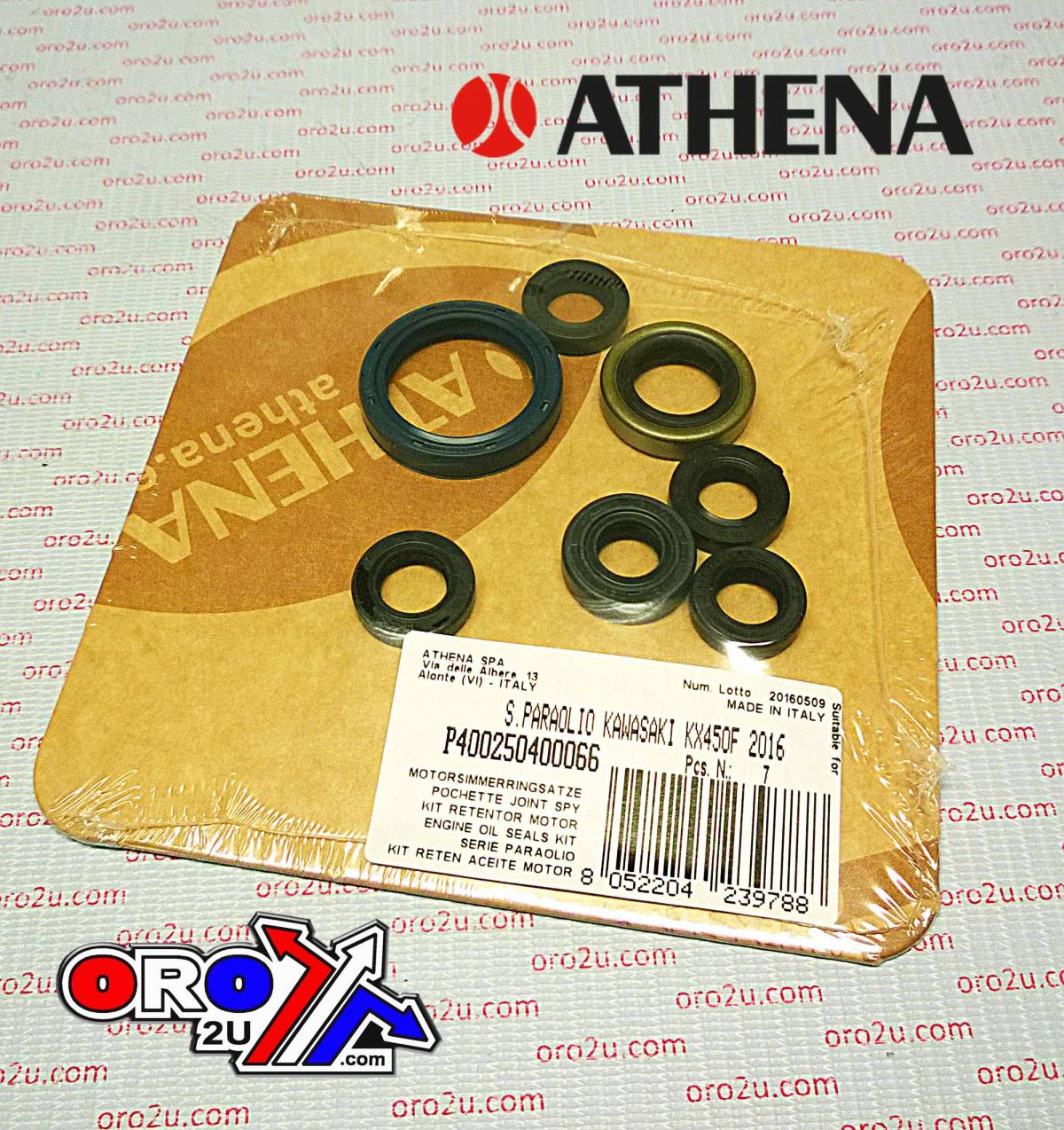 Athena Engine Oil Seal Set KX 450 16-18, Athena P400250400066 Kawasaki
