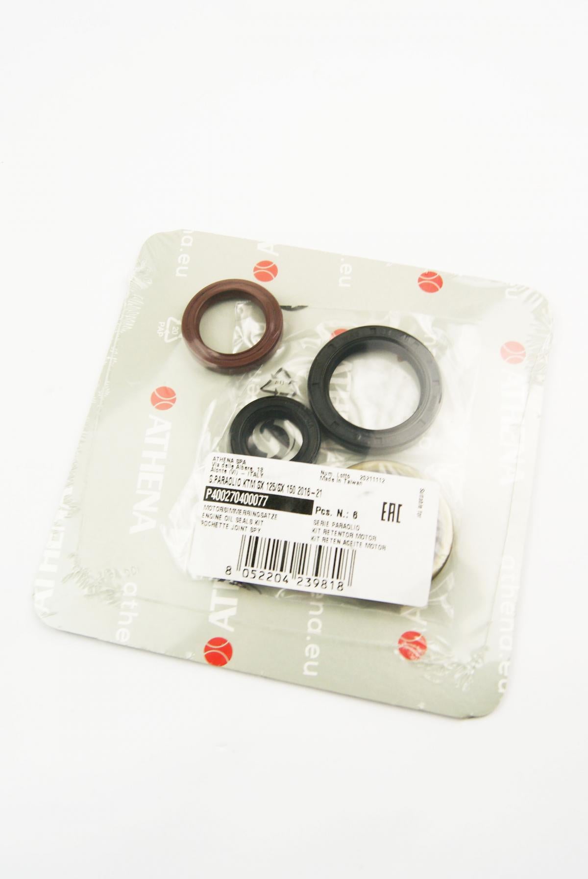 Athena Engine Oil Seal Set SX/EXC/TE/TC/MC 125/150 16-22, Athena P400270400077 KTM/husky/gas