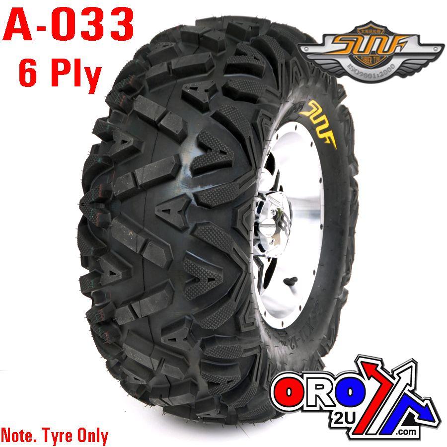 SUN.F Tyres 24x8.00-12 Sunf a-033 Tyre, 6 Ply ATV Quad