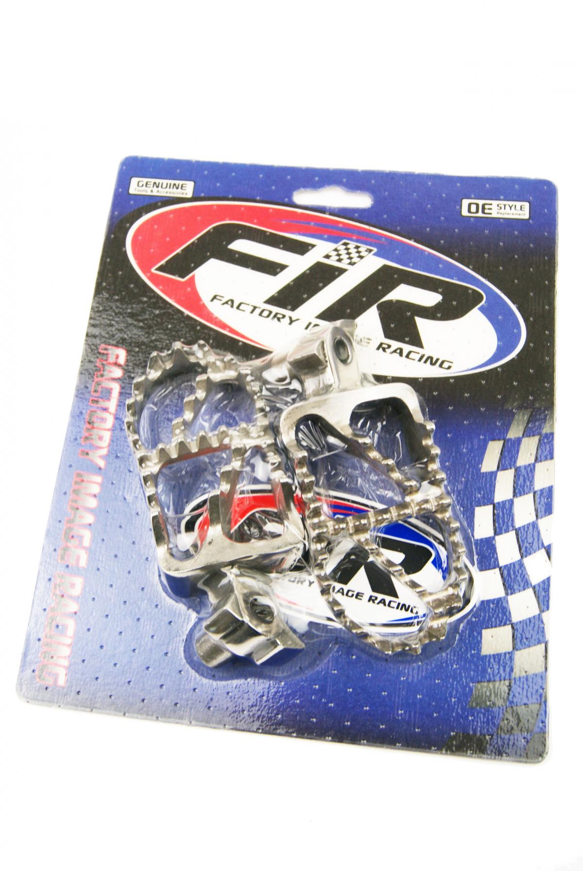 FIR Foot Pegs Stainless Steel YZ, Yamaha YZ/WR, Honda CR 60-201.DR
