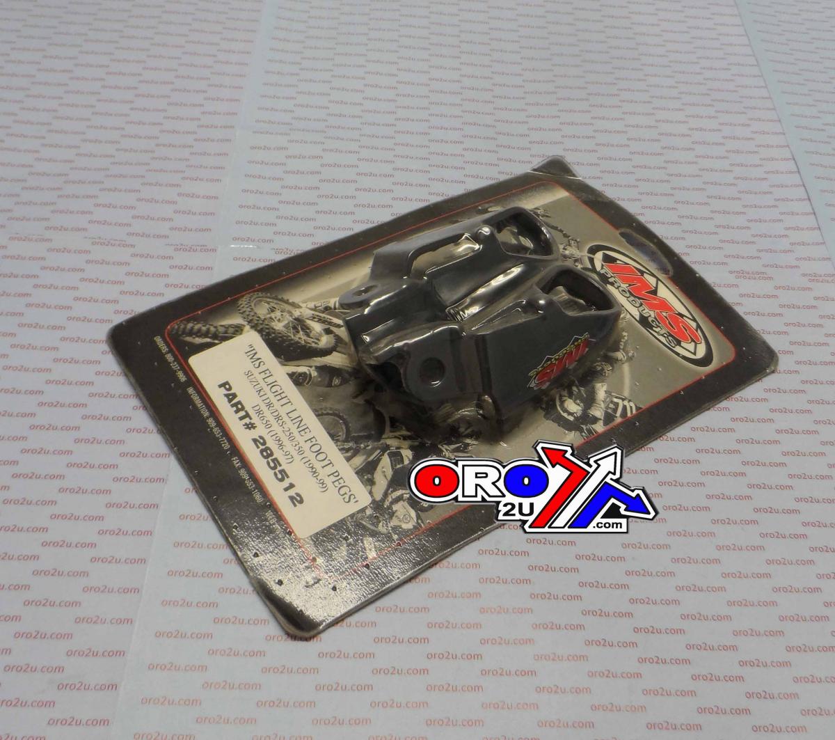 IMS Products Foot Peg Set Steel Blk DR/kdx, Ims 285512