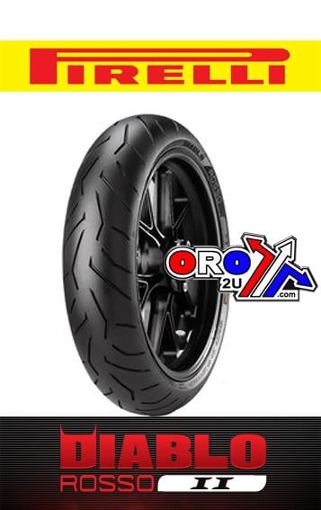Pirelli 120/70 R17 58H Tl Rosso Ii, 706 Pirelli 2210400 Front Tyre, Road, Mc, Diablo Supersport