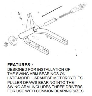 Dirt Racing Swing Arm Bearing Tool