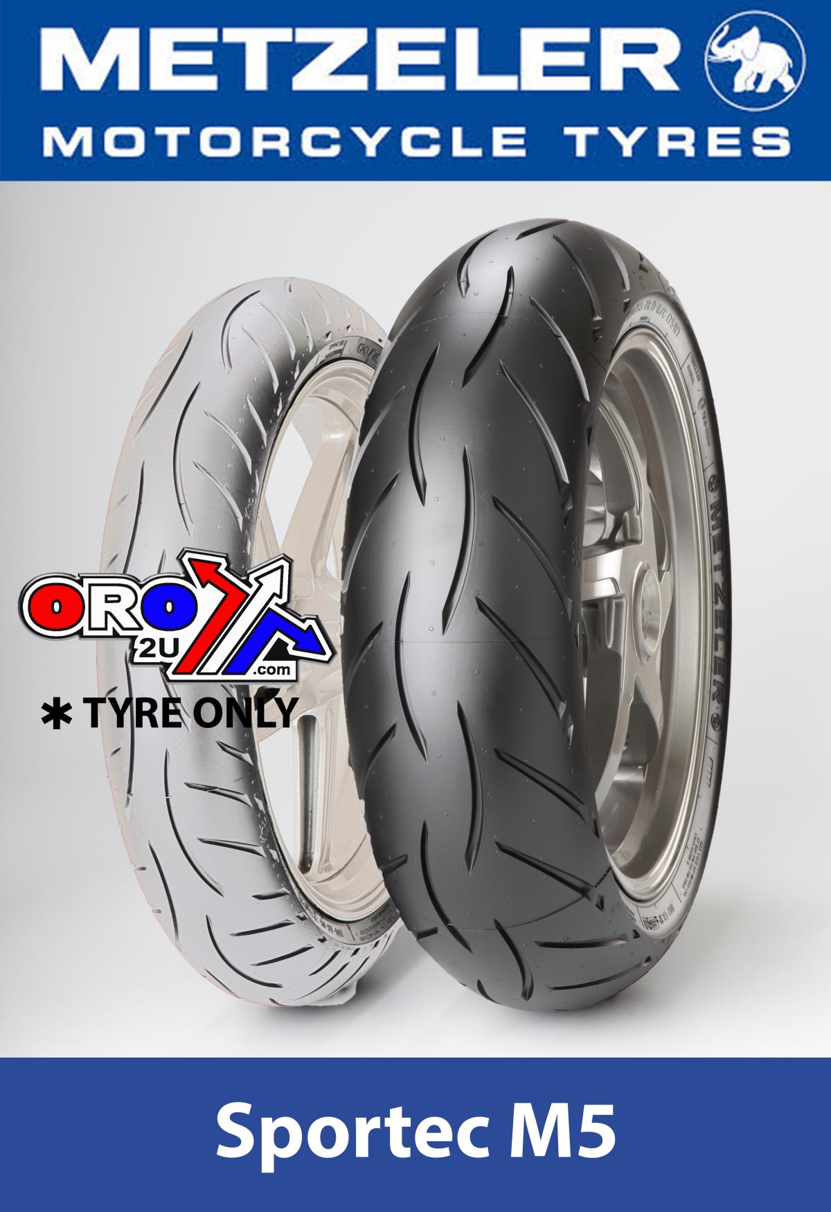 Metzeler Never Made, Metzeler 2470600 Rear Tyre, 140/70 R 17 65H R Tl Sport M5