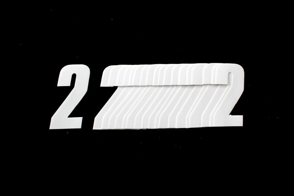 CC Products 2 White 4.5inc 11cm Pk/20