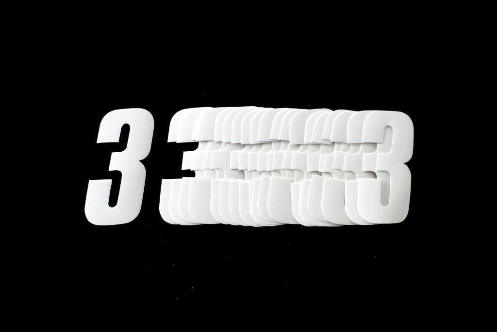 CC Products 3 White 4.5inc 11cm Pk/20