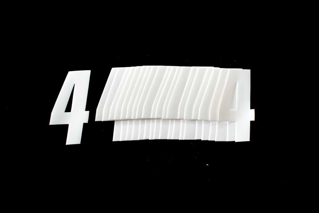 CC Products 4 White 4.5inc 11cm Pk/20