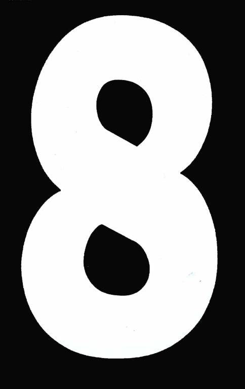 Blackbird Graphics 8 White Isde No8 5.25in