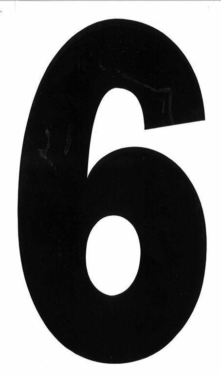 Blackbird Graphics 6 Black Isde No6 5.25in