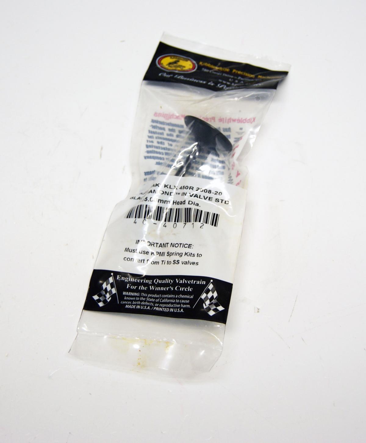 Kibblewhite Valve Intake KLX450R 08-14, Kibblewhite 40-40712 Stainless