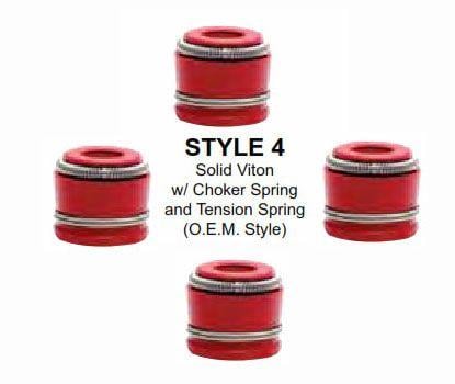 FIR Valve Seal [2x5.00+2x5.50] CRF450 In/exh, Both Sizes 2 X 5.00 & 2 X 5.50, Inlet/exhuast